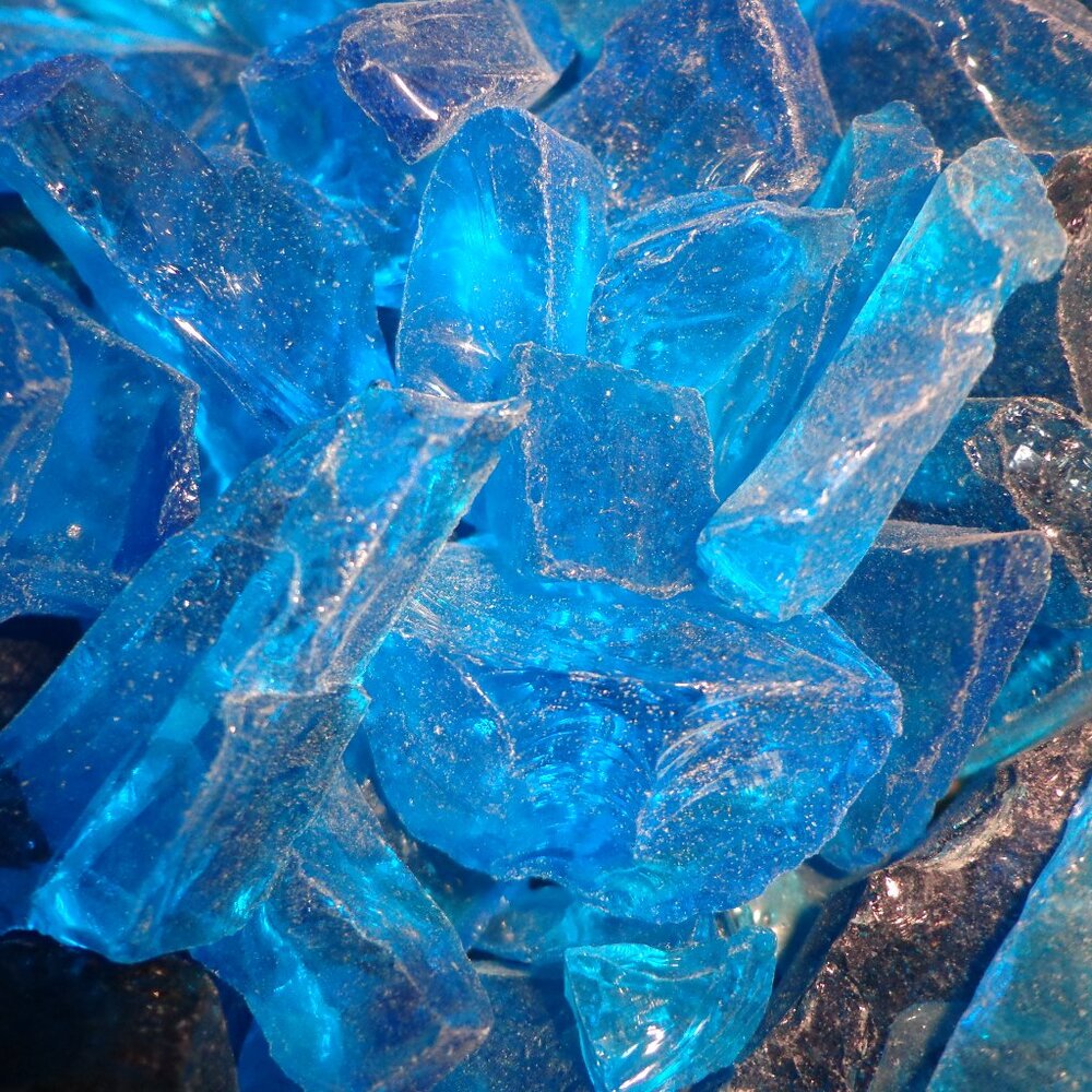 1 POUND of Sea Glass Blue
